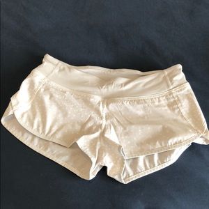 Size 6 Lululemon running shorts